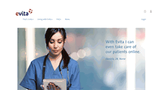 Desktop Screenshot of evita.ch